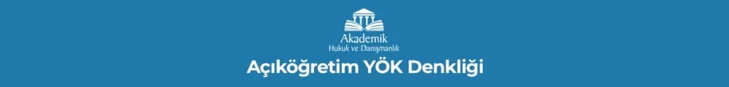 Açıköğretim YÖK Denkliği