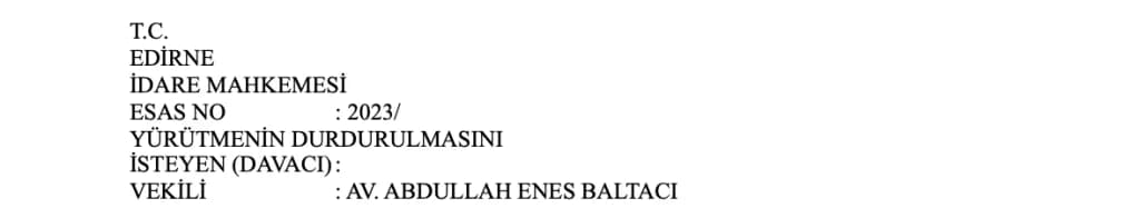 Akademik Kadro İptal Davası
