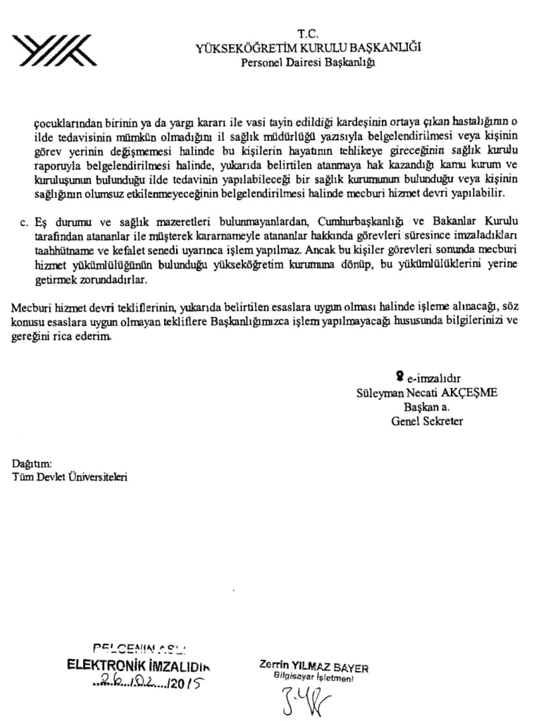 MECBURİ HİZMET YÜKÜMLÜLÜĞÜ DEVRİ