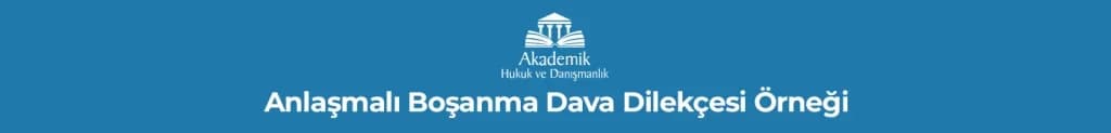 Anlaşmalı Boşanma Dava Dilekçesi Örneği