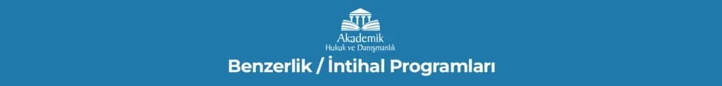 Benzerlik / İntihal Programları
