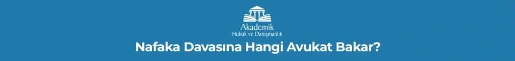 Nafaka Davasına Hangi Avukat Bakar?
