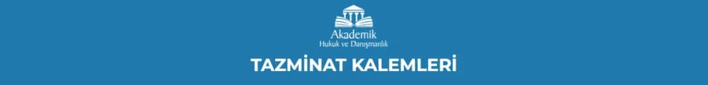 TAZMİNAT KALEMLERİ