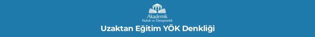 Uzaktan Eğitim YÖK Denkliği