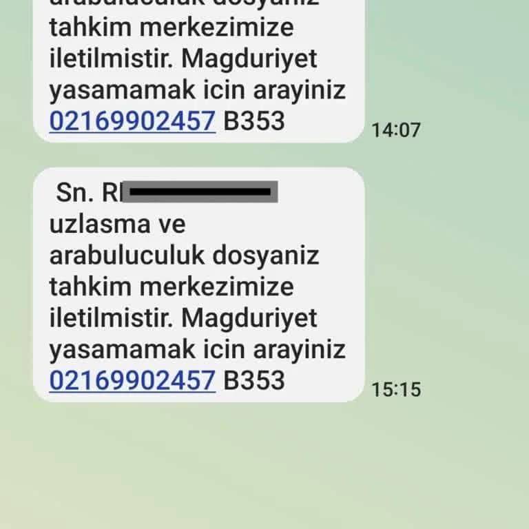 SAHTE UZLAŞMA MESAJLARI, EKL-UZLAŞMA, TA-UZLAŞMA