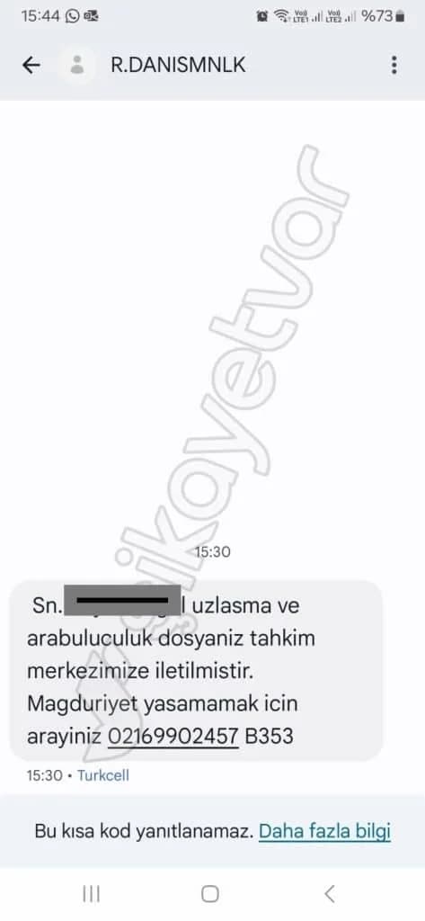 SAHTE UZLAŞMA MESAJLARI, EKL-UZLAŞMA, TA-UZLAŞMA