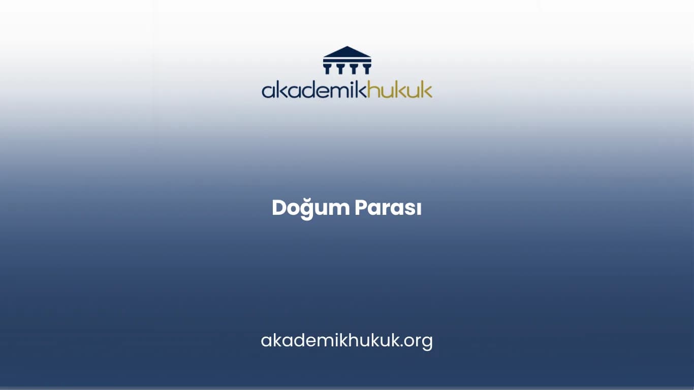 DOĞUM PARASI