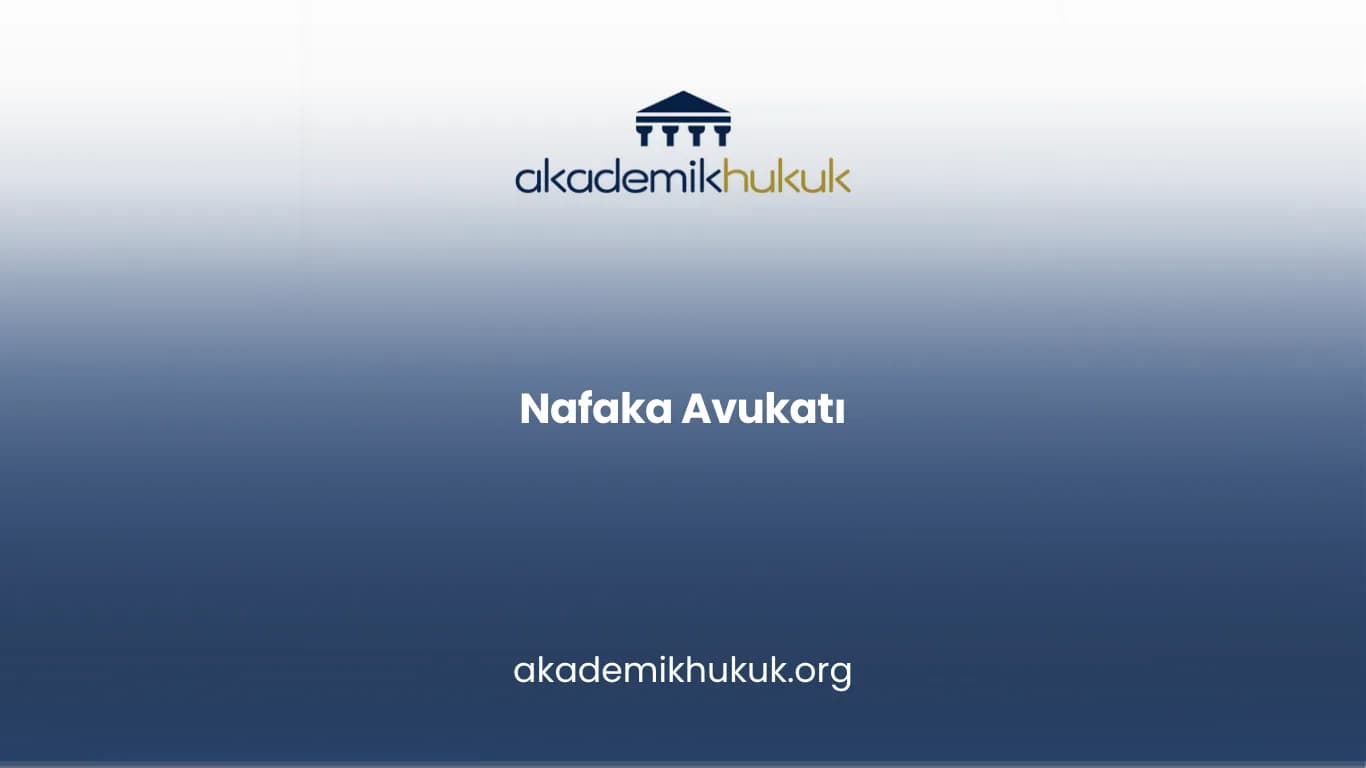 Nafaka Avukatı
