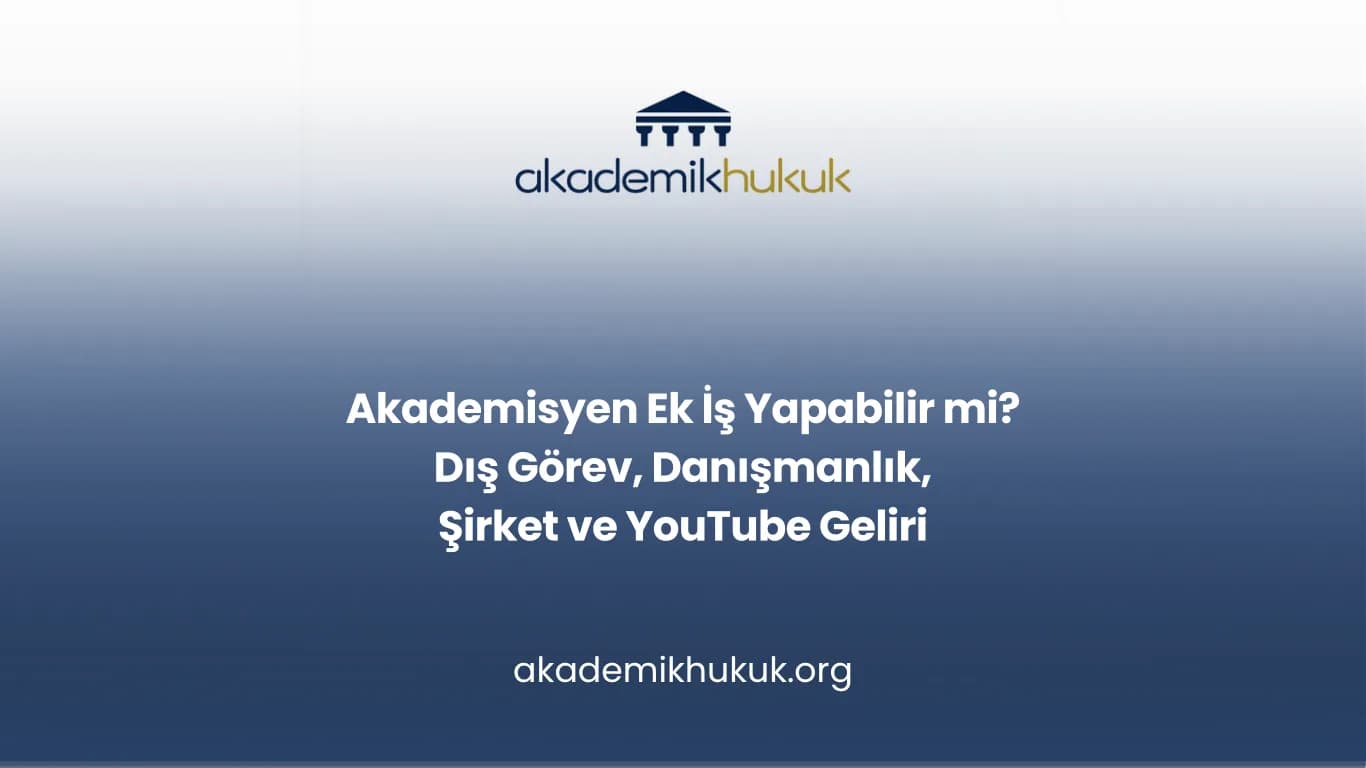 Akademisyen ek iş