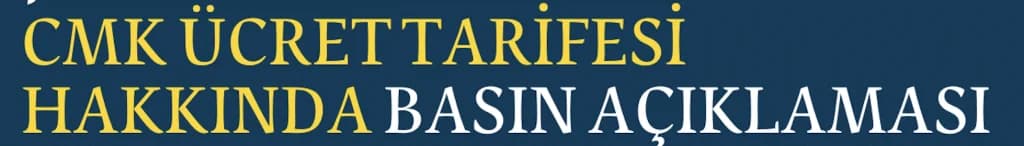 2024 CMK ÜCRET TARİFESİ RESMİ GAZETE