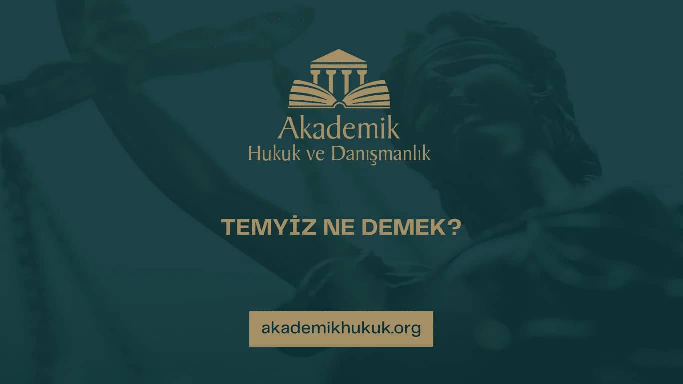 TEMYİZ NE DEMEK? (2025)