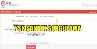 YSK SEÇMEN SORGULAMA
