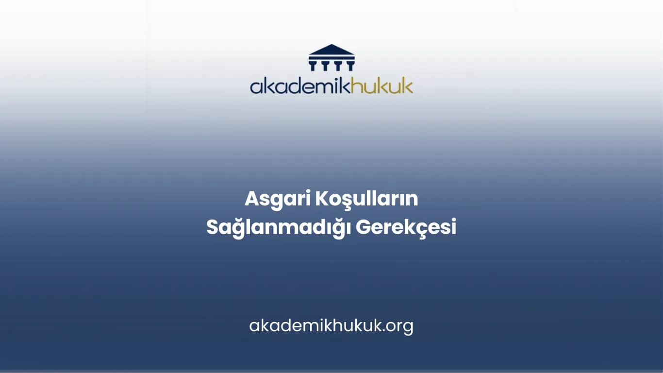 Doçentlikte Asgari Koşul İncelemesi ve Başvurunun İptali
