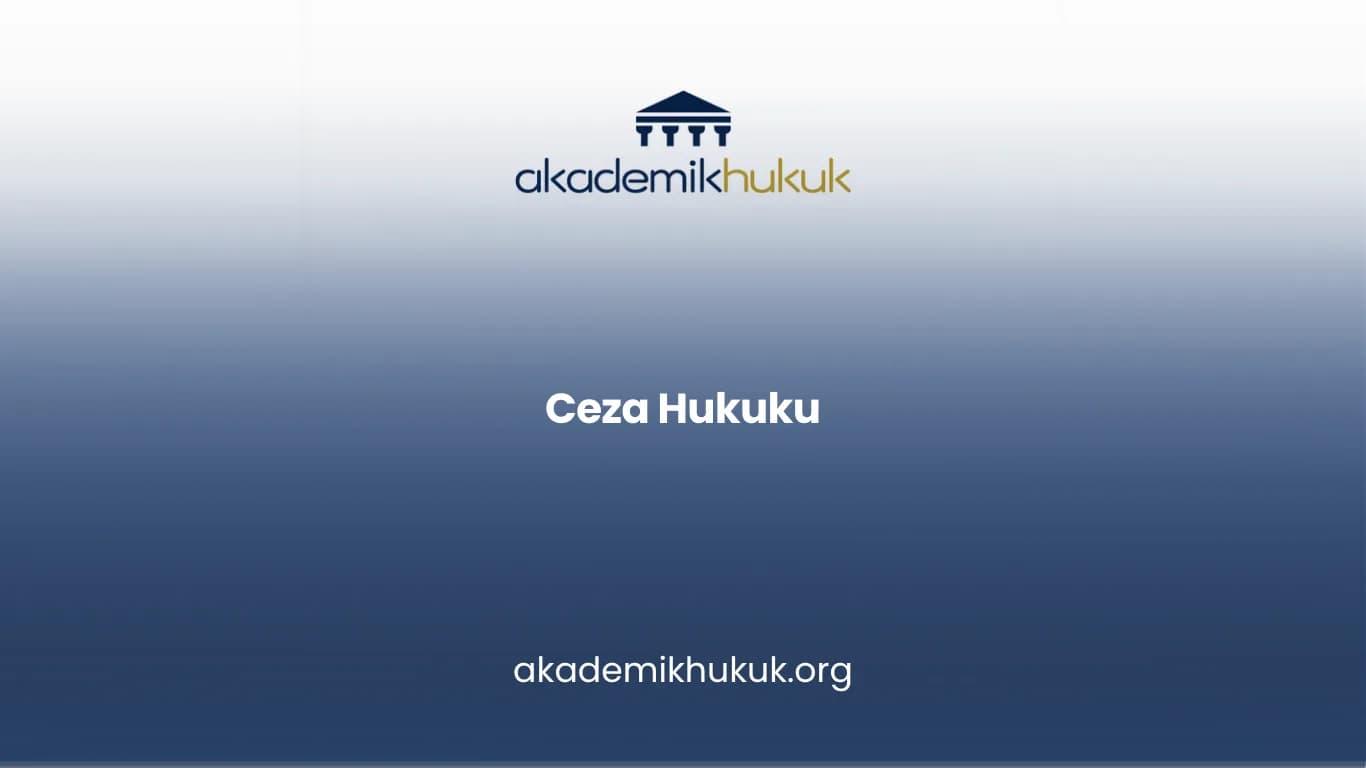Ceza Hukuku