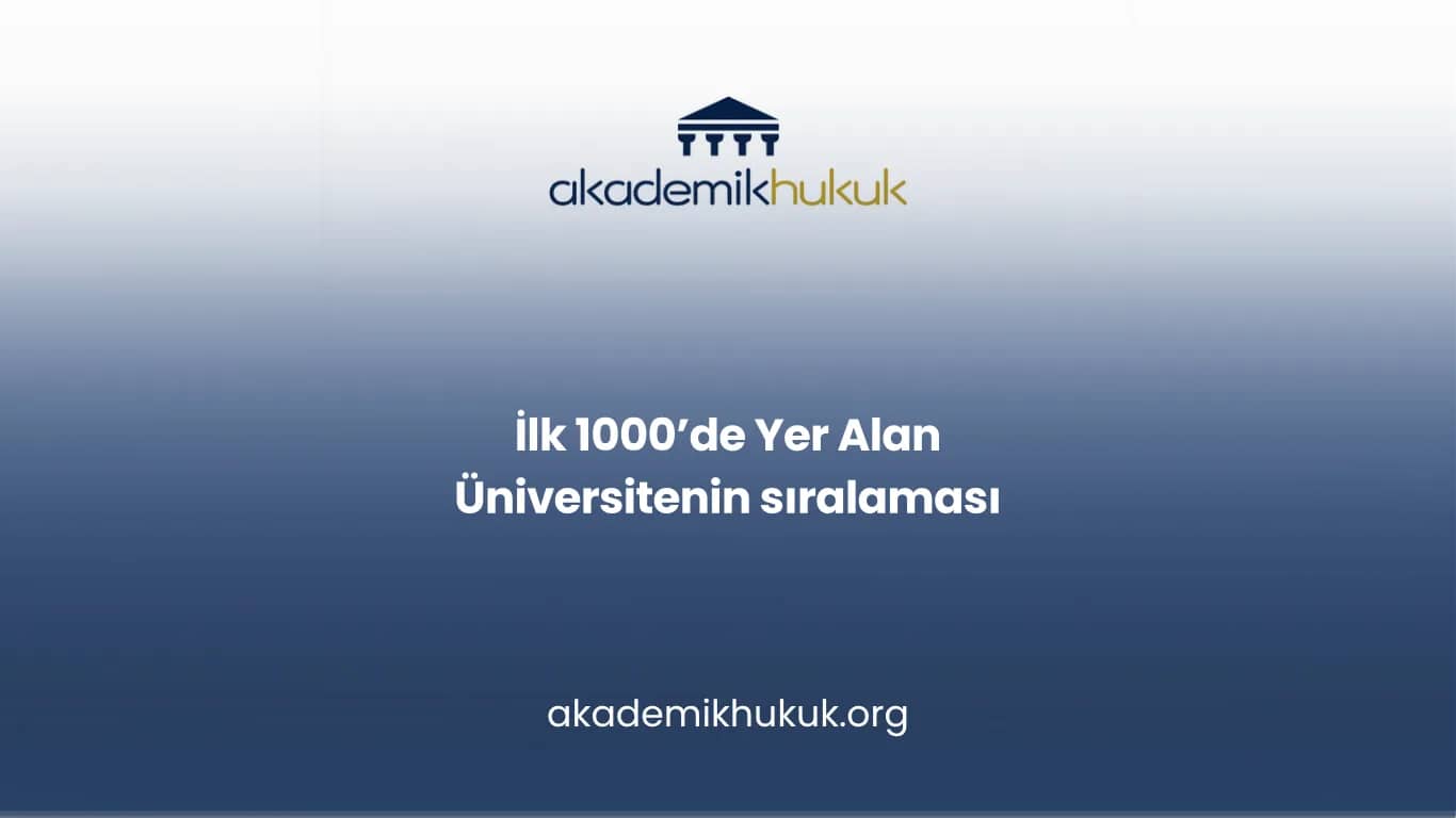 Denklikte Sıralama Şartı ve İlk 1000 Kuralı Nasıl Uygulanır
