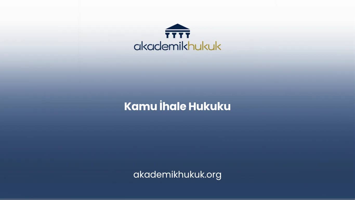 Kamu İhale Hukuku