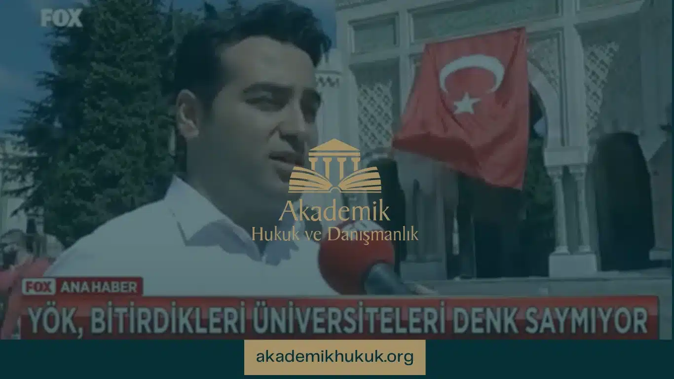 DİPLOMA DENKLİK AVUKATI- DİPLOMA DENKLİK DAVASI - AKADEMİK HUKUK