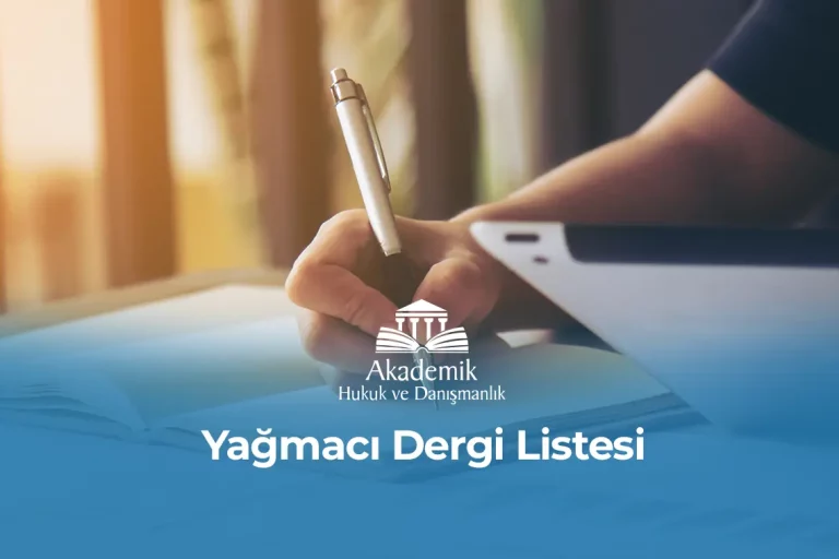 Yağmacı Dergi Listesi Yağmacı Dergi Listesi