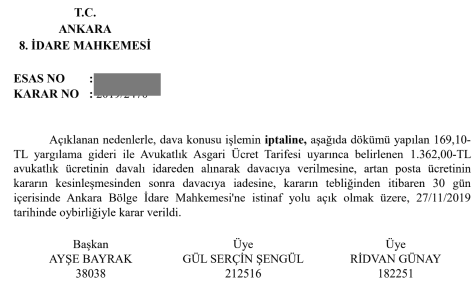 İLİRİA KOLEJİ DENKLİK DAVALARI