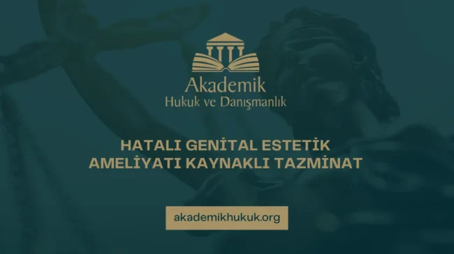 HATALI GENİTAL ESTETİK AMELİYATI KAYNAKLI TAZMİNAT